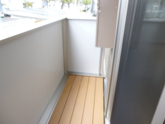 チャコールハウスのバルコニー