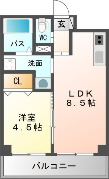 ラ　ルーチェ平尾の間取り