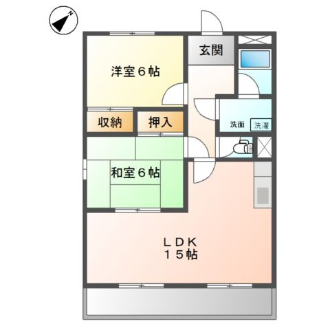 エスポア保呂の間取り