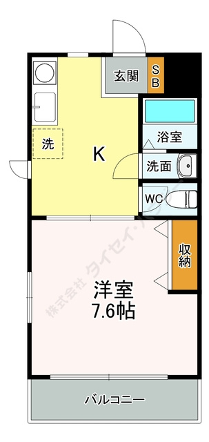 Ｔフラッツの間取り