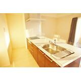 熊本市中央区菅原町の賃貸マンションのキッチン