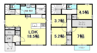 【間取り】 | 戸建　堀江町