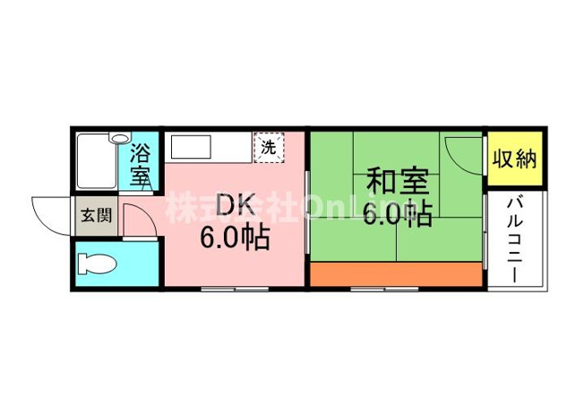 【間取り】 | 八尾木グリーンハイツ