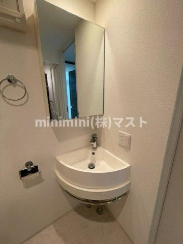 HS梅田EASTの洗面所