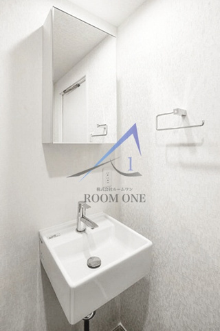 ルーデンス平和島の洗面所|独立洗面台です。