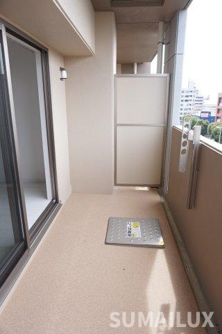 熊本市中央区上京塚町の賃貸マンションのバルコニー