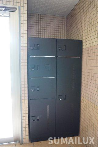 熊本市中央区上京塚町の賃貸マンションのロビー