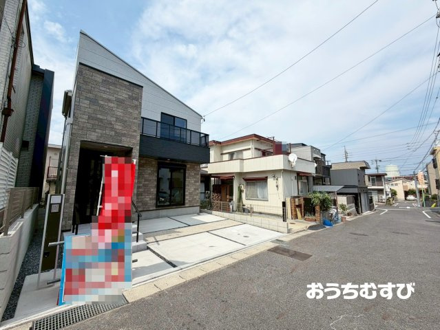 名東区猪子石11317①の前面道路含む現地写真