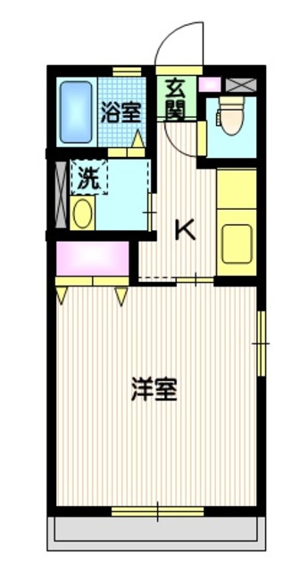 ソレイユの間取り|ゆとりの洋室8帖