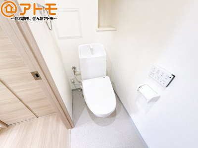 【トイレ】 | リ・エンブル駅北 | 毎日使うトイレだからこそ機能性を重視したいですよね！温水洗浄便座で快適な時間をお過ごしください♪