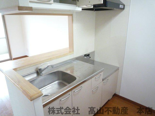 宗像市稲元１丁目の賃貸マンションのキッチン