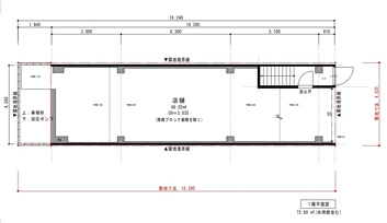 西ノ京東中合町テナントの間取り