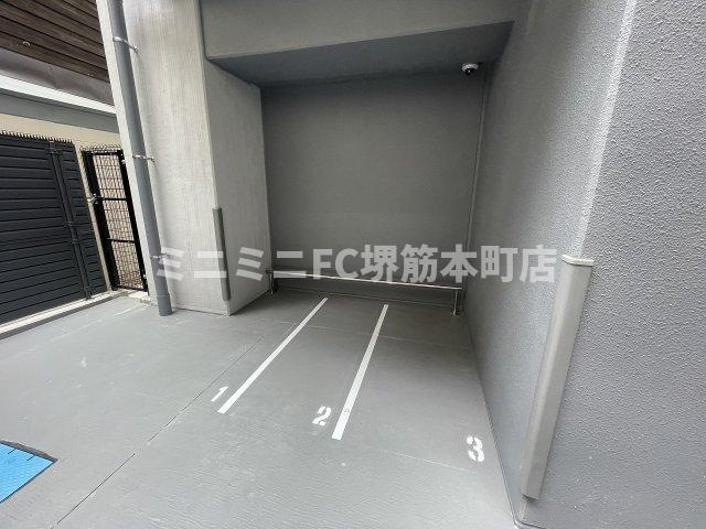 ザ・パークハビオ同心の駐車場