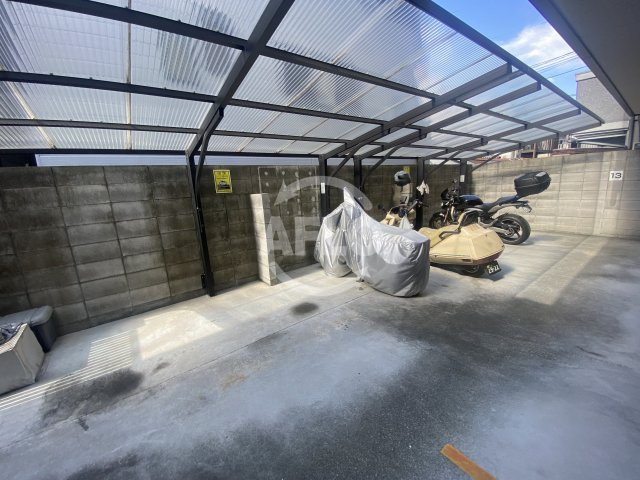 クィーンライフ桑津のその他共用部分|クィーンライフ桑津　バイク置場