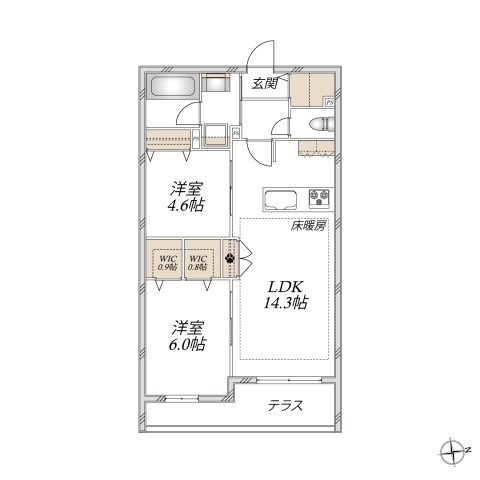 ＶＥＳＴＡの間取り