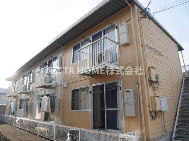 福知山市前田新町のアパートの外観|インターネット無料です◇エアコン２台や宅配ＢＯＸなどを設置◎