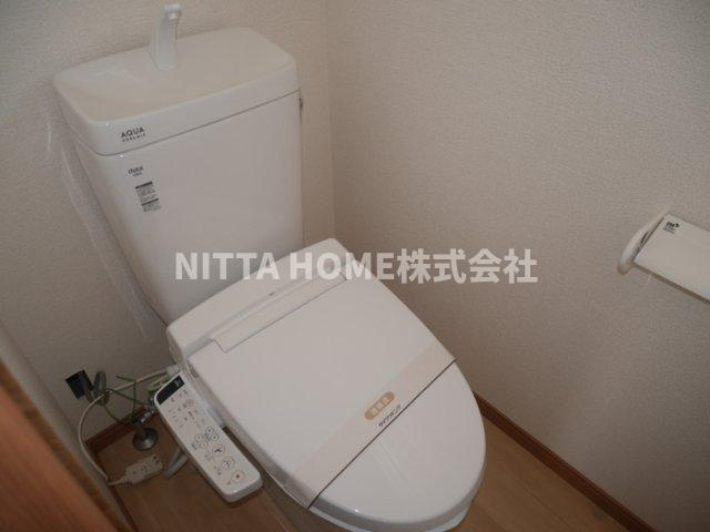 福知山市前田新町のアパートのトイレ|もちろん、ウォシュレット付き◆