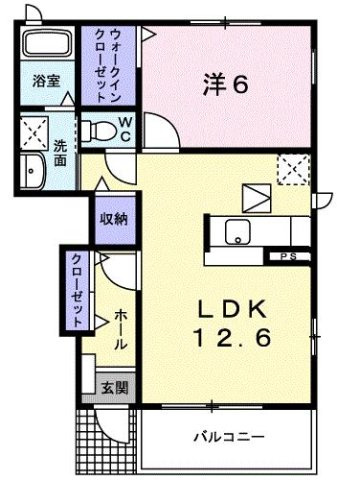 焼山・沖田レジデンスＢの間取り