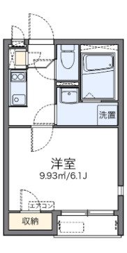 【間取り】 | ジョイ　アゼリアⅡ