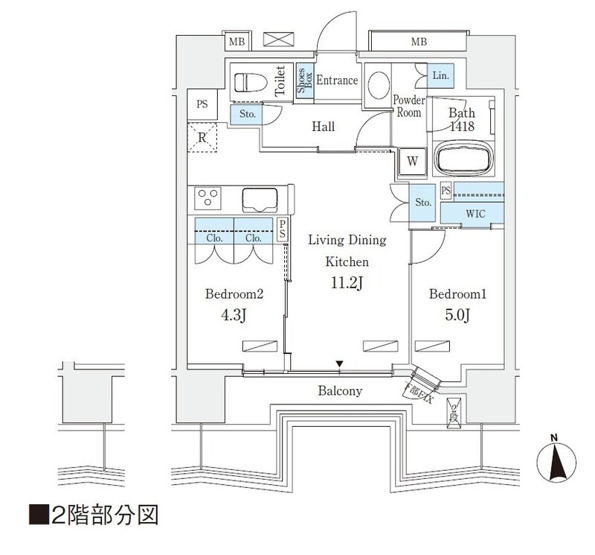 【間取り】 | ＳＴＡＮＤＺ四天王寺前夕陽丘