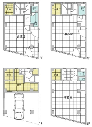 文京区本郷５丁目のビルの間取り
