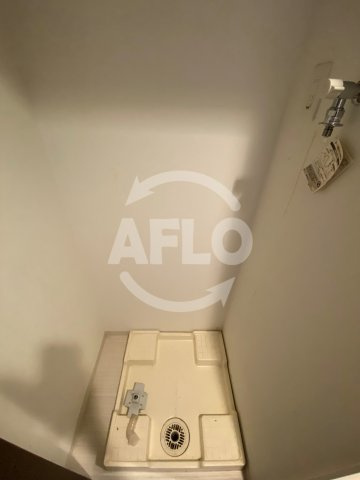 スワンズシティ心斎橋アネーロの洗面所|スワンズシティ心斎橋アネーロ　洗濯機置き場