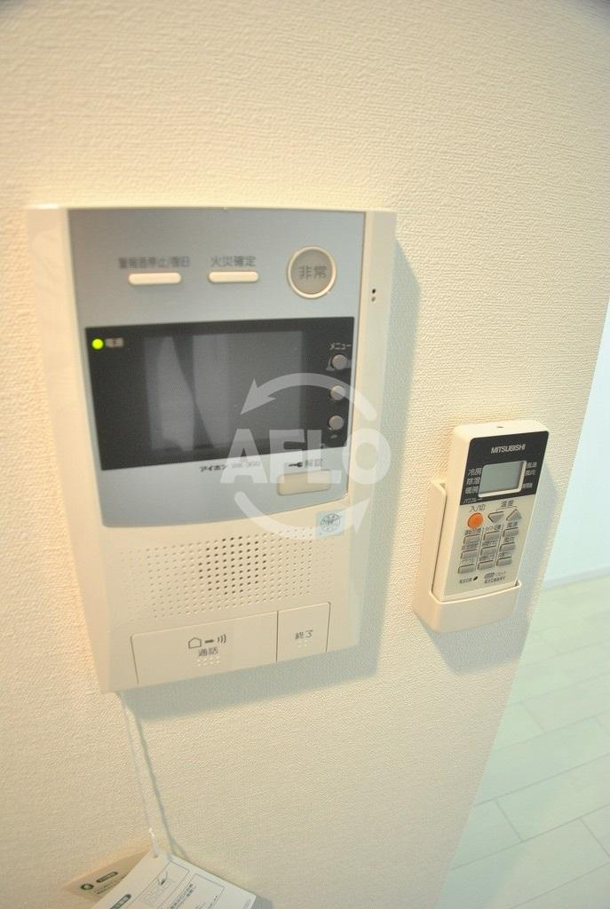 スワンズシティ心斎橋アネーロのセキュリティ|スワンズシティ心斎橋アネーロ　モニター付きインターフォン