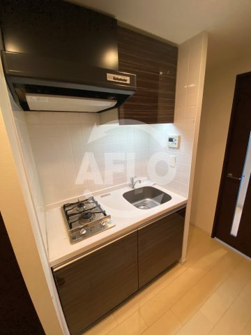 スワンズシティ心斎橋アネーロのキッチン|スワンズシティ心斎橋アネーロ　２口ガスコンロ