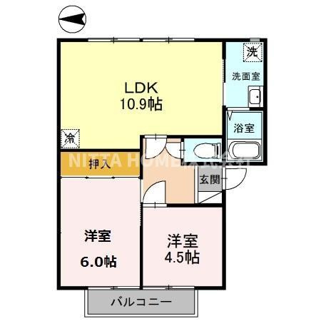 豊岡市庄境のアパート