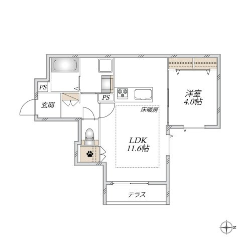 Ｔ－Ｍａｉｓｏｎの間取り