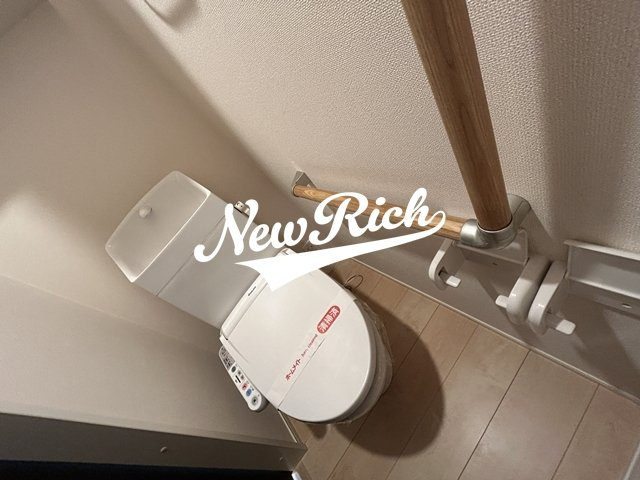 高崎市大八木町のアパートのトイレ