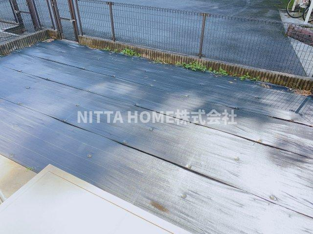 フリートコートの庭|専用テラスも完備！！