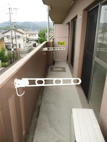 大門コアのバルコニー