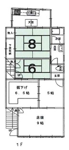 一乗寺赤ノ宮町テナントの間取り|１階