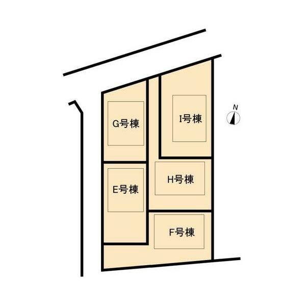 藤の里Ｇの区画図