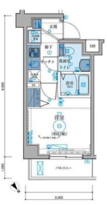 リヴシティ東池袋の間取り