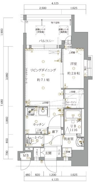 サヴォイ ラ・サブリエールの間取り