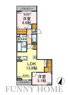 【間取り】 | セレスティア船橋Ⅱ