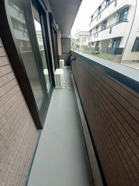 アンソレイエ町屋のバルコニー