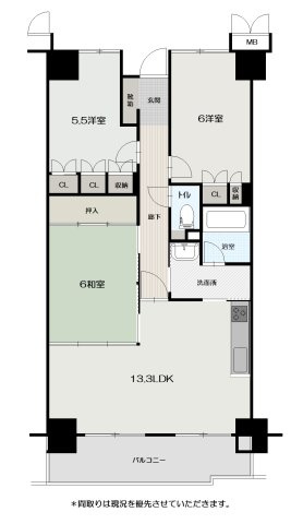 サーパス北本町第2の間取り