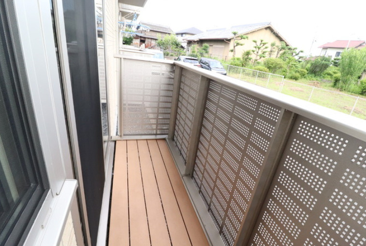 プレミアム参番館のバルコニー