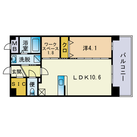 Green Jade Ⅲの間取り