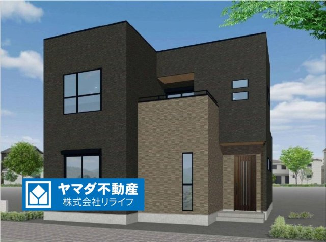 タマタウン　羽島市竹鼻町狐穴（竹鼻小Ⅱ）　全３区画分譲の外観|■１号棟
■YAMADA電機の　ヤマダ不動産　株式会社リライフ　岐阜店■
いつでもお問合わせ下さい。
