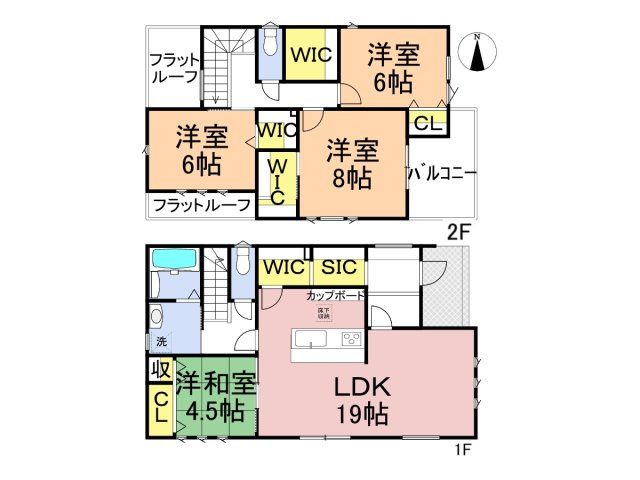 タマタウン　羽島市竹鼻町狐穴（竹鼻小Ⅱ）　全３区画分譲の間取り|■３号棟　■ヤマダ不動産　株式会社リライフ　
■夢のマイホーム購入をフルサポートします！