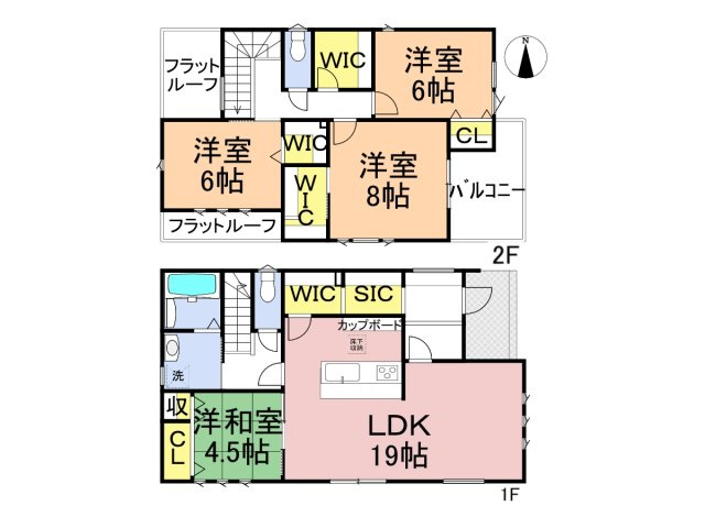 タマタウン　羽島市竹鼻町狐穴（竹鼻小Ⅱ）　全３区画分譲の間取り|■３号棟　■ヤマダ不動産　株式会社リライフ　
■夢のマイホーム購入をフルサポートします！
