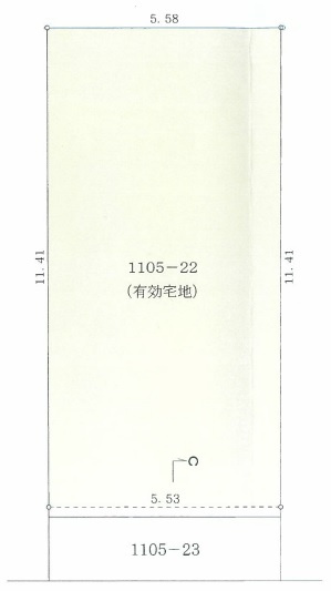 高知市薊野南町の土地図