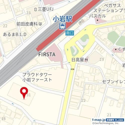【地図】 | プラウドタワー小岩フロント
