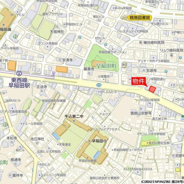 Ｓｏｌｅａｄｏ早稲田の地図