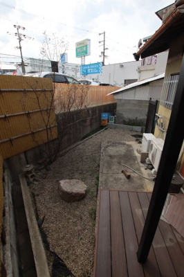 【庭】 | 河内長野市松ケ丘東町貸家