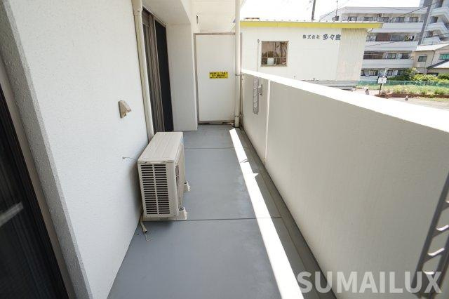 熊本市中央区九品寺６丁目の賃貸マンションのバルコニー